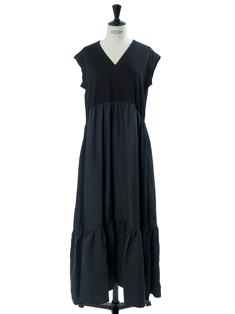 VネックC/Sワンピース【SALE30%OFF】