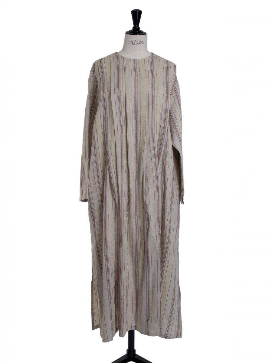 マルチストライプワンピース