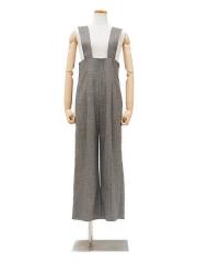 サス付きハイウエストワイドパンツ【SALE40%OFF】