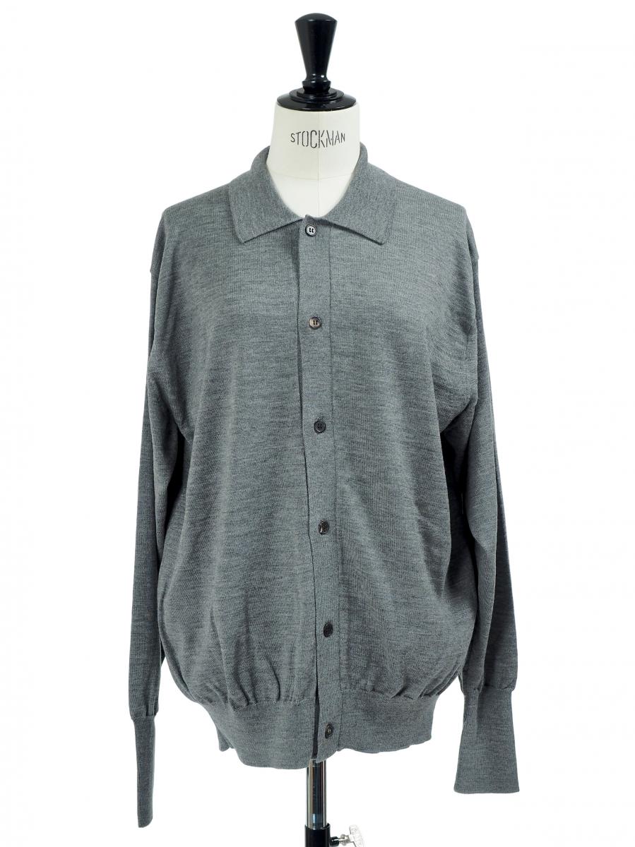 BATONER BABY WOOL POLO CARDIGAN 【公式通販】