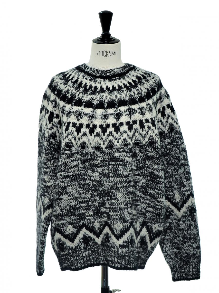 MOHAIR NORDIC CREW NECK
