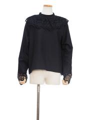 2WAYレースコンビブラウス【SALE40%OFF】