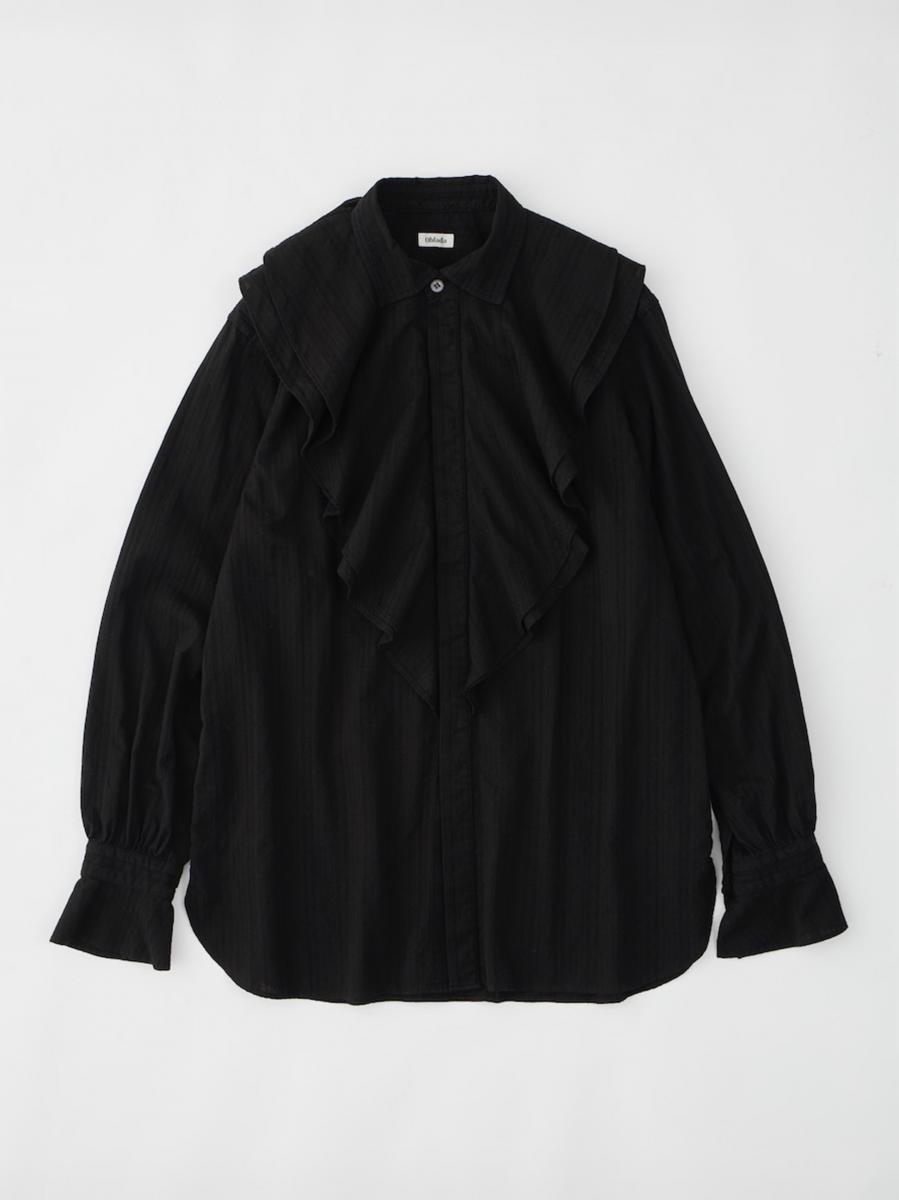 OVER DYE RUFFLE BLOUSE