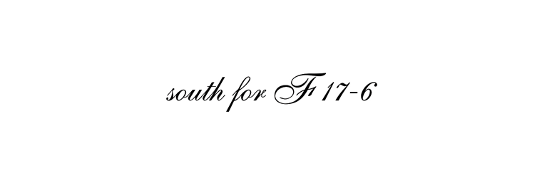 south for F17-6